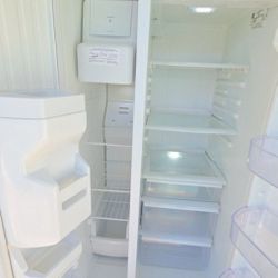 Fridge White Side By Side Deliver And Installation Available 