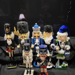 Set of 7. Real Wood ,old German Collectibles 