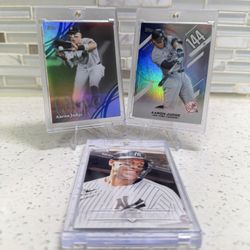 Topps New York Yankees Aaron Judge (3 Lot Cards)