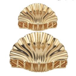 2pcs Seashell Hair Clip cold color New
