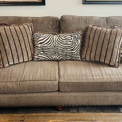 Mink Chenille Sofa & Loveseat