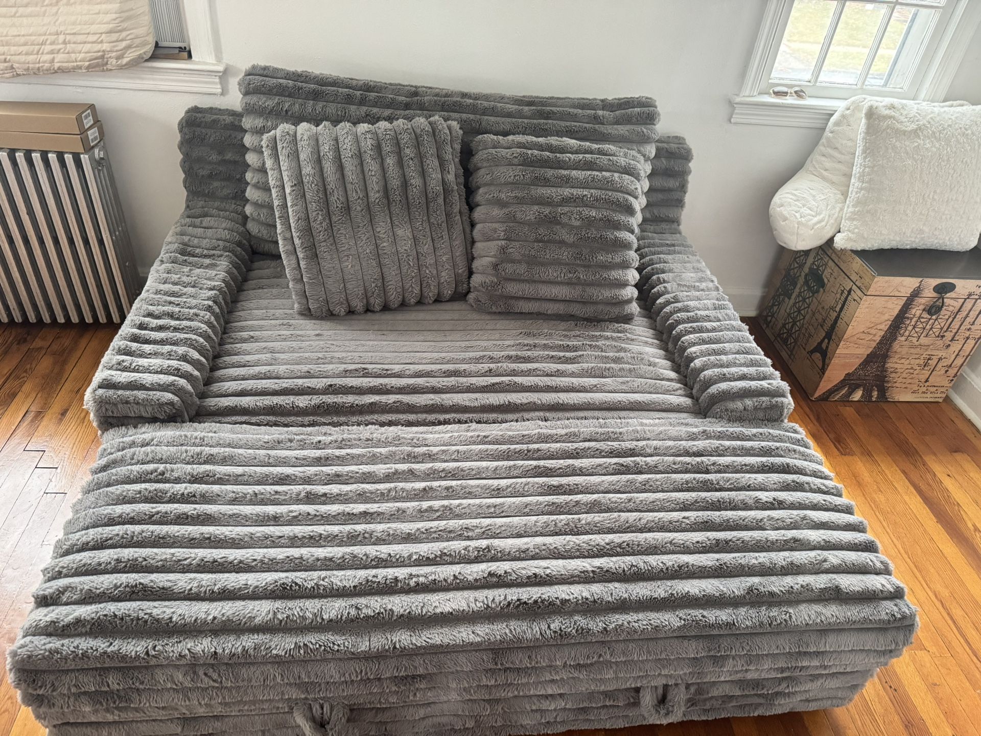 Thomasville Oversized Chair & storage Ottoman
