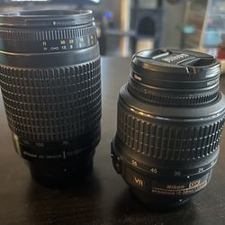 Nikon Lenses - 18-55mm & 70-300mm