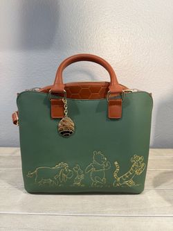 Loungefly Winnie the Pooh Green Satchel Bag