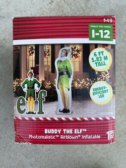 Buddy the Elf inflatable