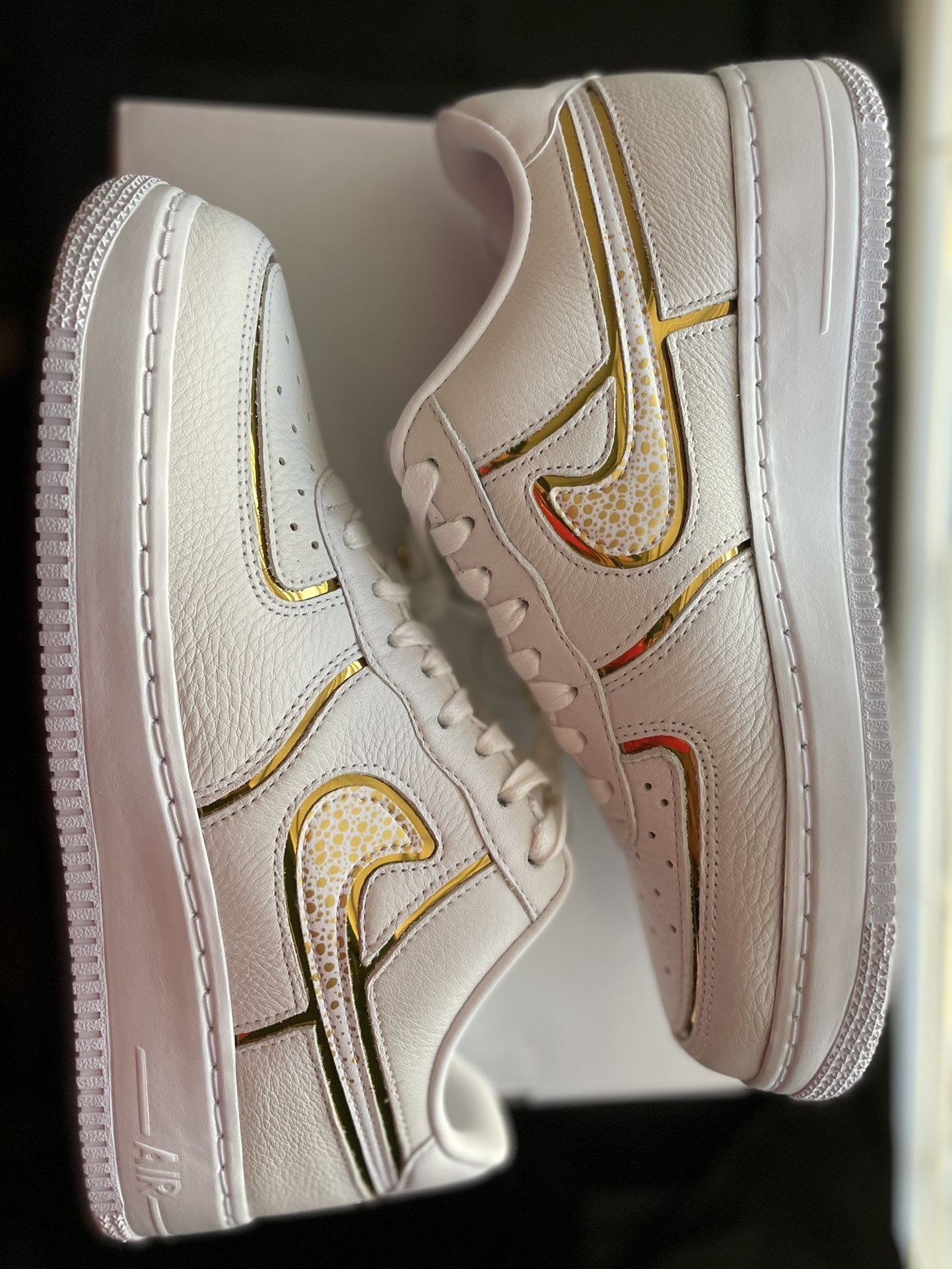 Jordan Cr7byyou Nike Air Force Low CR7 By You Cristiano Ronaldo GOLD