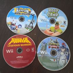4 wii games discs only
