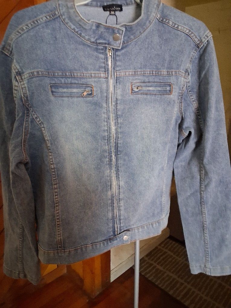 Denim Jacket Light Blue Size 2 XL