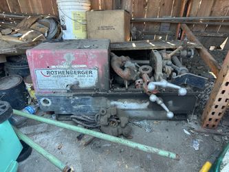 Maquina para hacer roscas de gas