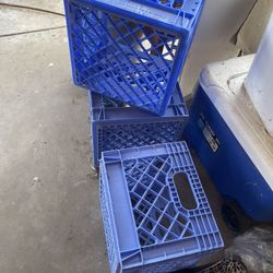Crate. They're blue ! New. Pick Up Only.
