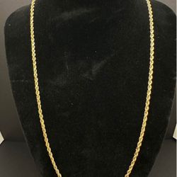 14k Gold rope chain