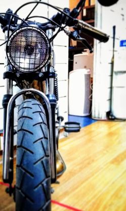 Moped 1977 Puch maxi cafe racer-STOLEN