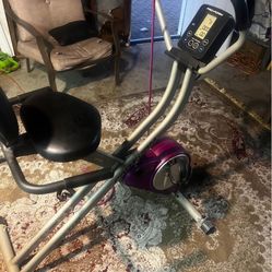 Fitnessclub Fitnessclub Folding Exercise Bike with 8-Level Adjustable Magnetic Resistance | Upright