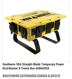 Southwire X-treme Power Distribution Box, Temporary Power Box