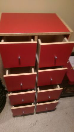 8 drawer stand, AND matching coffee table