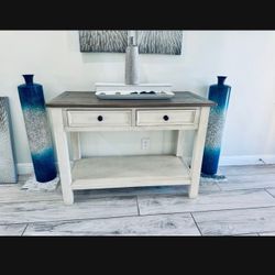 Ashley Brand Wood Entryway Table/Sofa Table 