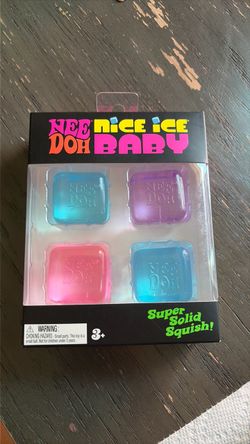 Nee Doh Nice Ice Baby 4-Pack Squish Toys