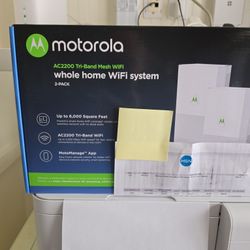 Motorola AC2200 Tri-Band Mesh WIFI 2pack