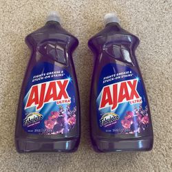 Ajax Ultra Dish Liquid Dish Soap - 2 Bottles 