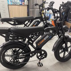 TamoByke V25 Pro Electric Bike + All Accessories (New)