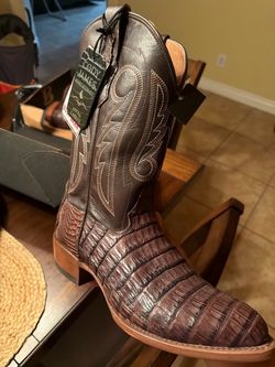 Cody James Genuine Caiman Western Boots
