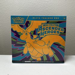 Pokemon TCG: Ascended Heroes Mega Evolution Elite Trainer Box ETB