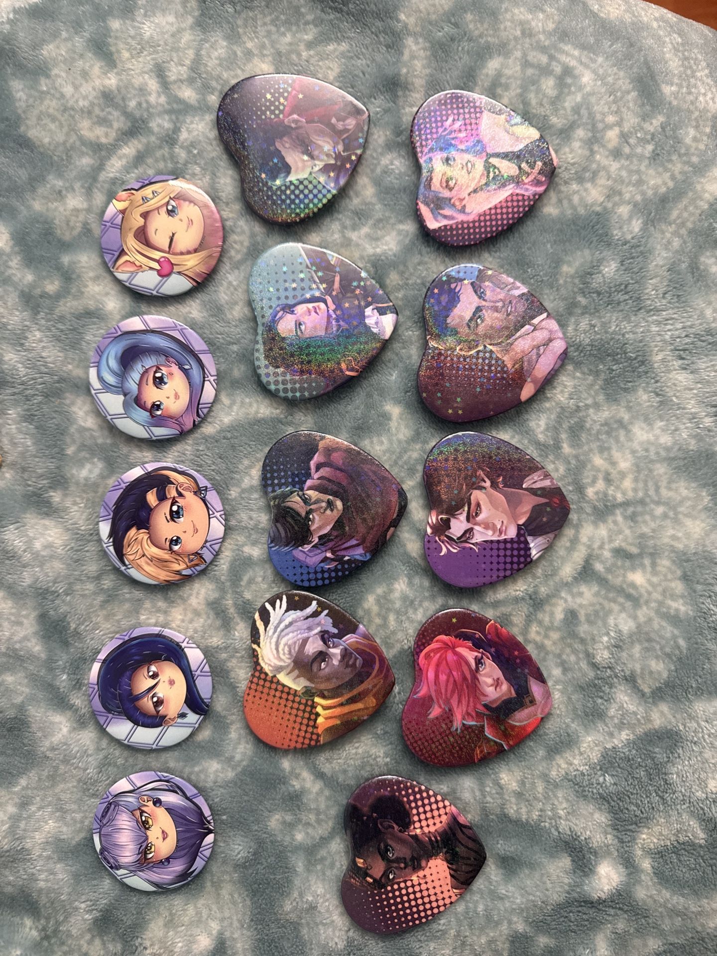 Arcane Collectible Pins & Hearts