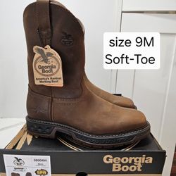 Georgia Soft Toe Work Boots Size 9