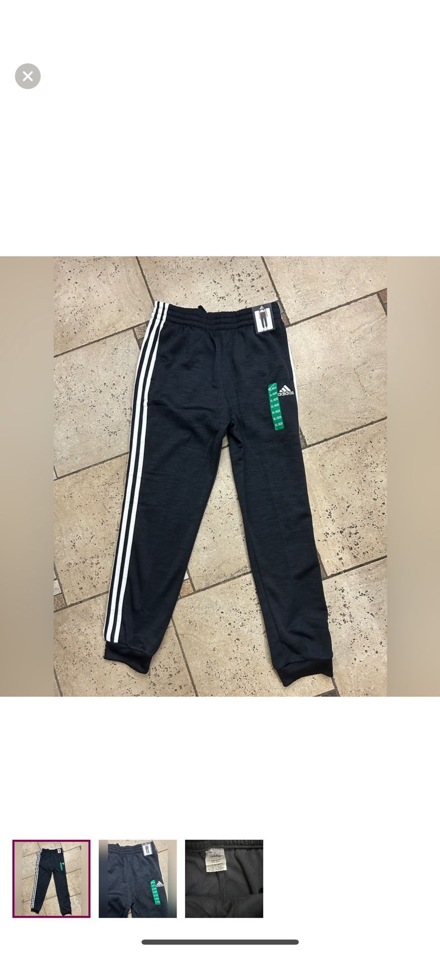 NWT Adidas Boys fleece Jogger Size XL 18/20