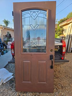 Beautiful Single Front metal door