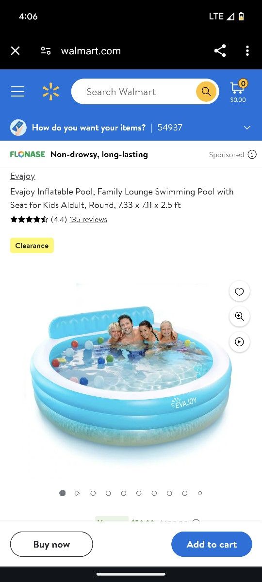 Inflatable Pool Eva Joy 