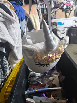 Halloween unicorn bucket