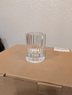 Clear Ribbed T Lights