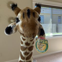 Melissa & Doug Giant Giraffe - Lifelike Stuffed Animal (4’ 2” tall)