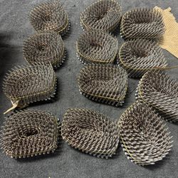 15 degree wire collated coil nails 2” 3600 counts
