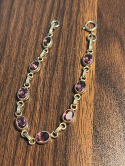 Vintage Amethyst Bracelet