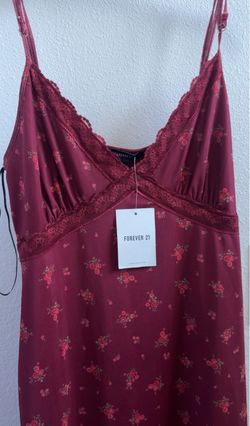 Forever 21 Floral Lace Slip Dress