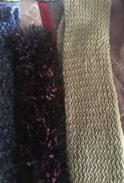 Bufandas hechas a mano 5 cada una