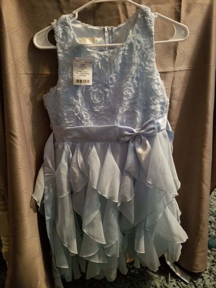 American Princess Powder Blue Dressy Dress Size 16