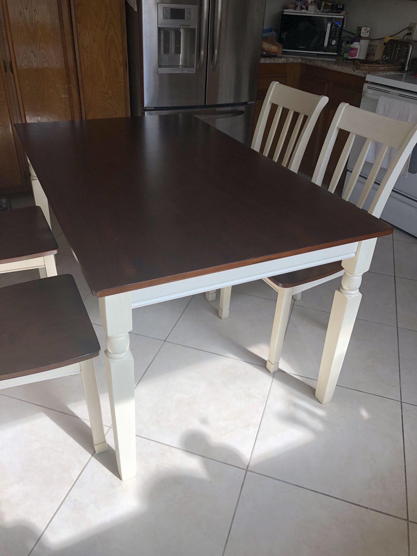 Dining table with 4 chairs