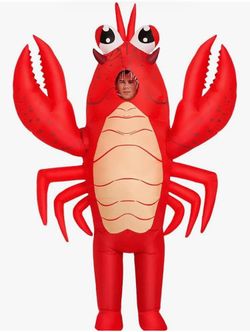 Lobster costume adult inflatable Halloween