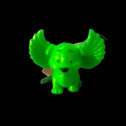 Tpu Dog Heart Keychain