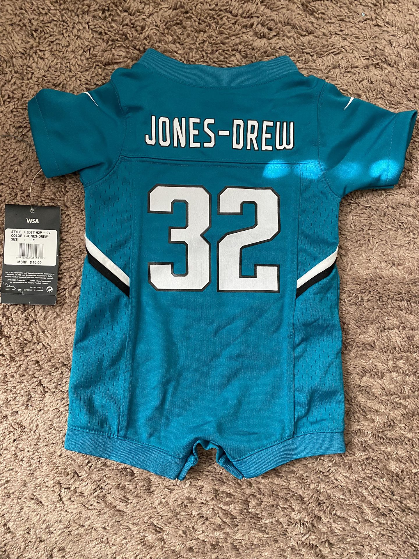 3 6 Month Baby Jaguars Jersey NFL for Sale in Magnolia TX OfferUp