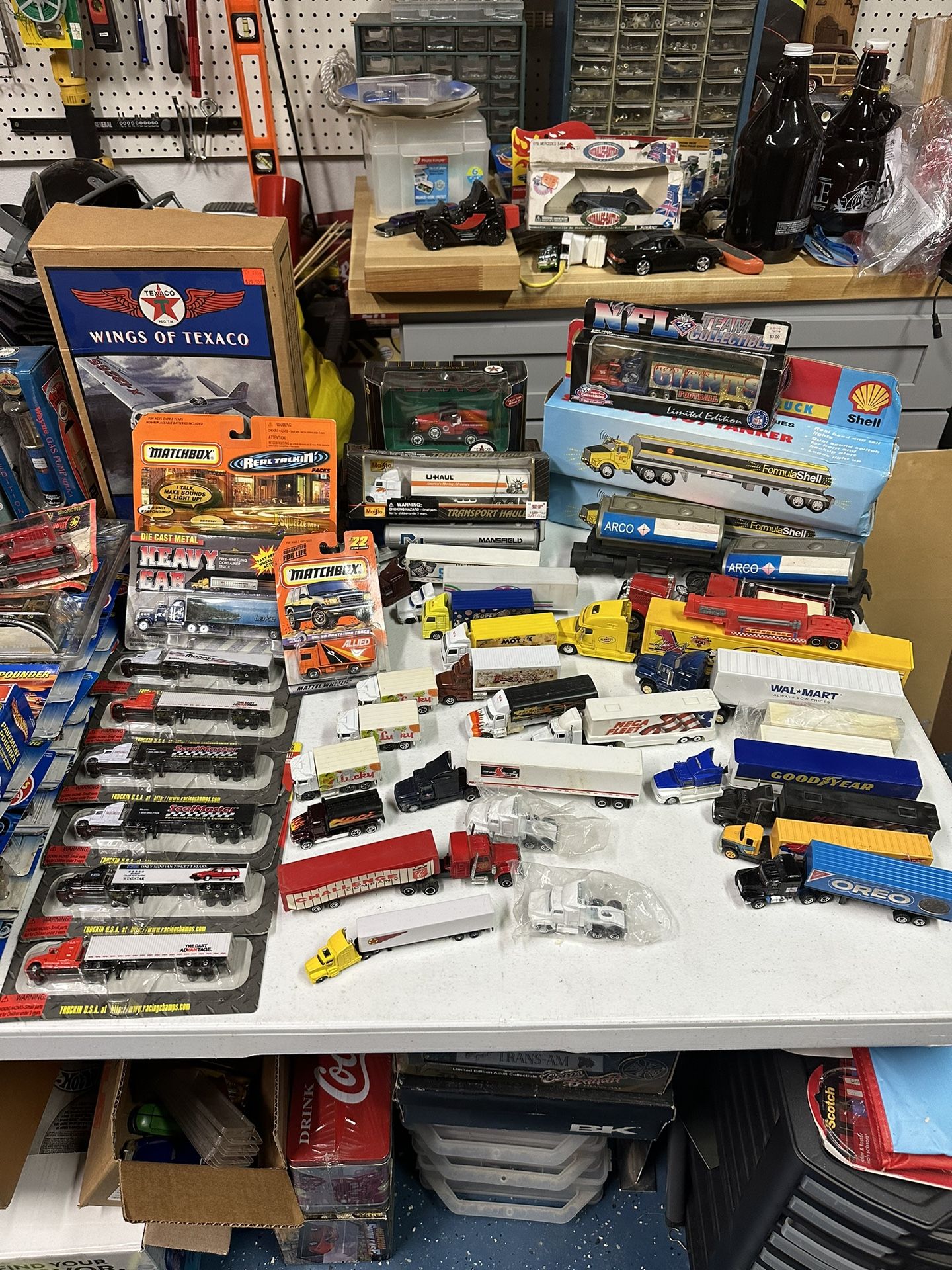 Hotwheels , Matchbox and Racing champions Big Rigs