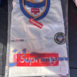 Supreme Arabic Logo Soccer Jersey SS21