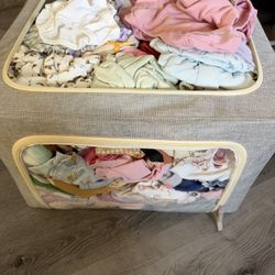 🎀 BIG BABY GIRL CLOTHING BUNDLE – Newborn to 6 Months! 🎀