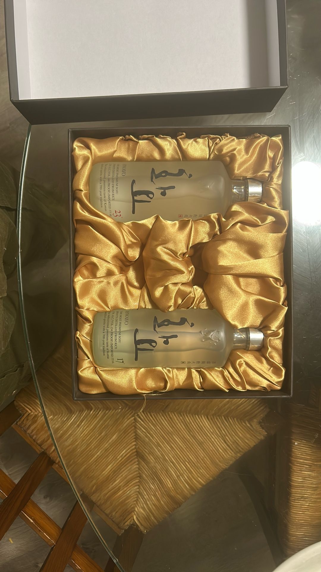 HWAYO Premium Korean Soju 2-Bottle Gift Set – Unopened – Original Box
