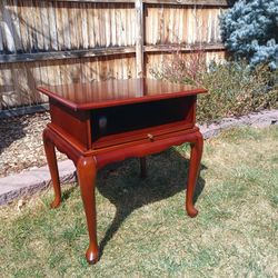 Heavy Wooden Table Drawer 23.5" x 19" x 26" tall