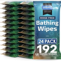 Brand New Body Wipes for adults bathing no rinse