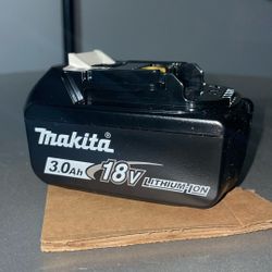New Makita Battery Lithium 3.0ah 18v -pick Up Only 